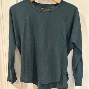 NSF Teal Long Sleeve Top
